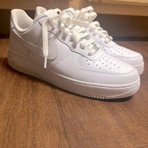 All White AF1